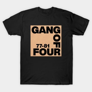 GANG OF FOUR 77-81 - BACKGROUND T-Shirt